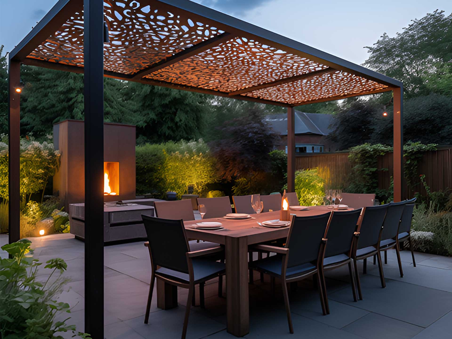 Redefining Outdoor Living with Custom Steel Pergolas and Awnings